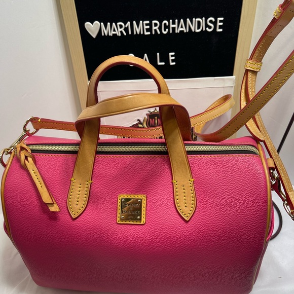 Dooney & Bourke Pink Satchel - Picture 7 of 15